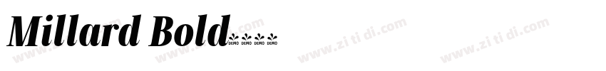 Millard Bold字体转换 Millard Bold字体转换